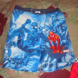 Spiderman Swim Shorts Youth Size 9-10